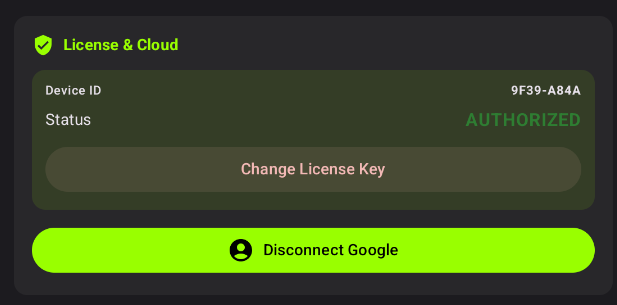 SeenMyPickle License Settings